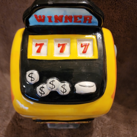 1 Armed Bandit Cookie Jar 777 - Picture 3 of 7
